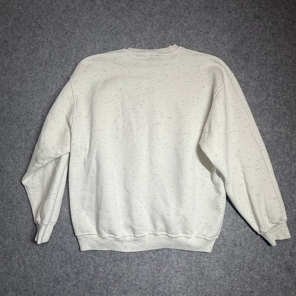 Vintage Oneita Power Sweats Chillin Peppers Graphic Sweatshirt Cream Mens XL - Picture 3 of 4